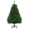 Kunstig juletre med LED -stripelys grønn 120 cm PVC og metall