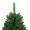 Kunstig juletre med LED -stripelys grønn 120 cm PVC og metall