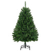 Kunstig juletre med LED -stripelys grønn 150 cm PVC og metall