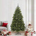Kunstig juletre med 300 LED grønn 210 cm PVC og metall