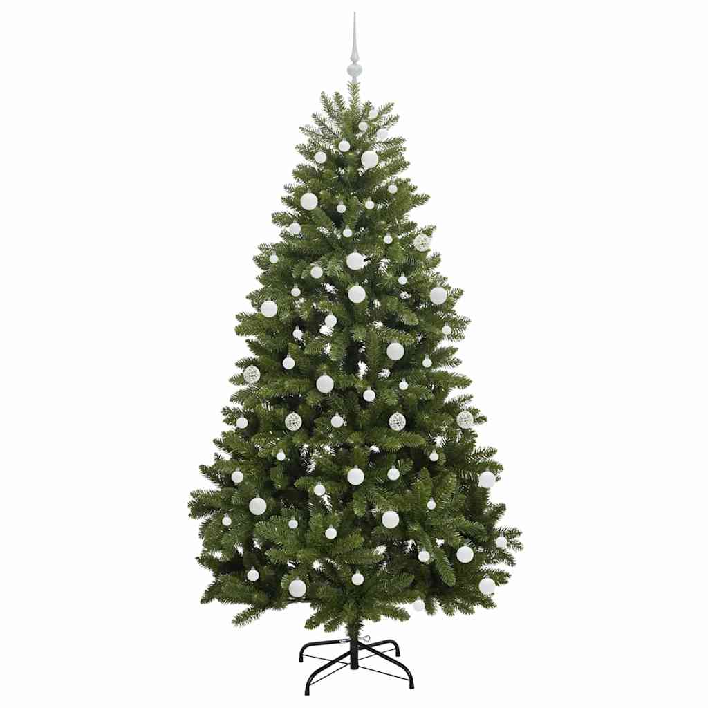 Kunstig juletre med 300 LED grønn 210 cm PVC og metall