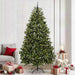 Kunstig juletre med 300 LED grønn 240 cm PVC og metall