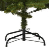 Kunstig juletre med LED -stripelys grønn 270 cm PVC og metall