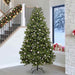 Kunstig juletre med 300 LED grønn 270 cm PVC og metall vidaXL