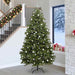 Kunstig juletre med 300 LED grønn 270 cm PVC og metall vidaXL