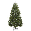Kunstig juletre med LED -stripelys grønn 270 cm PVC og metall