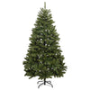 Kunstig juletre med LED -stripelys grønn 270 cm PVC og metall