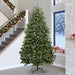 Kunstig juletre med 300 LED grønn 300 cm PVC og metall