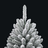 Kunstig juletre Grønn og hvit 120 cm PVC og metall