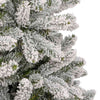 Kunstig juletre Grønn og hvit 240 cm PVC og metall