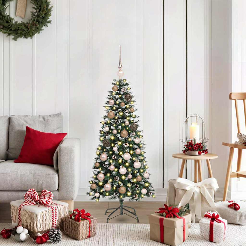 Kunstig juletre grønn 55 x 55 x 120 cm PVC og plast og stål