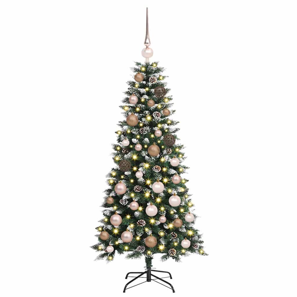 Kunstig juletre grønn 55 x 55 x 120 cm PVC og plast og stål