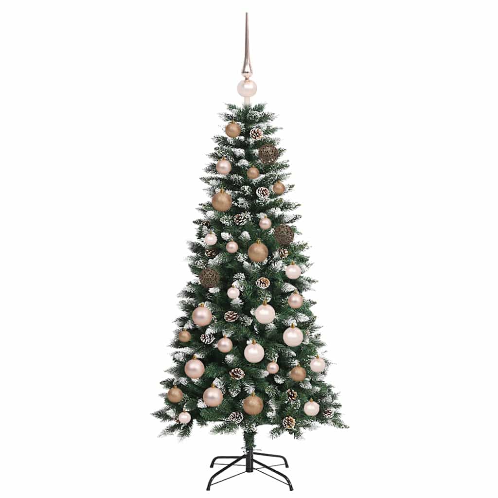 Kunstig juletre grønn 55 x 55 x 120 cm PVC og plast og stål