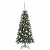 Kunstig juletre grønn 55 x 55 x 120 cm PVC og plast og stål