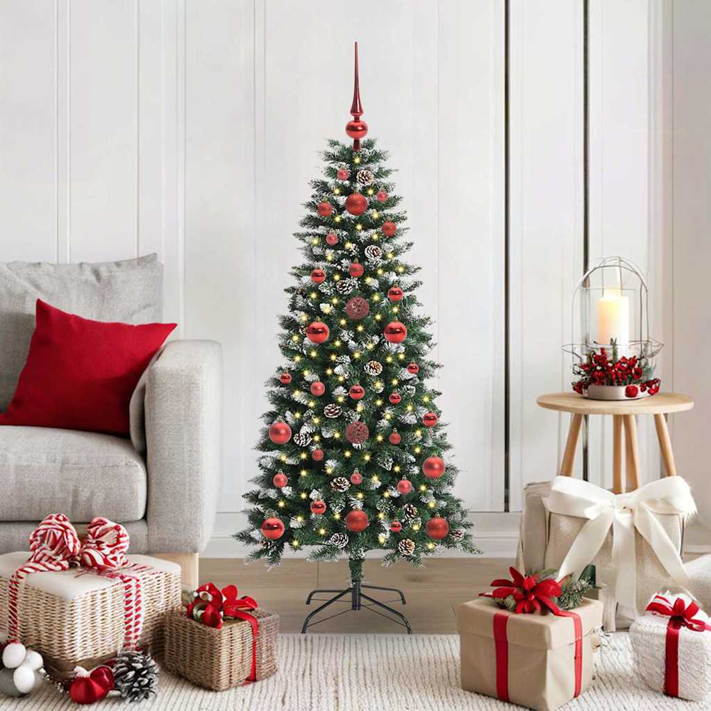 Kunstig juletre grønn 50 x 50 x 120 cm PVC og plast og stål