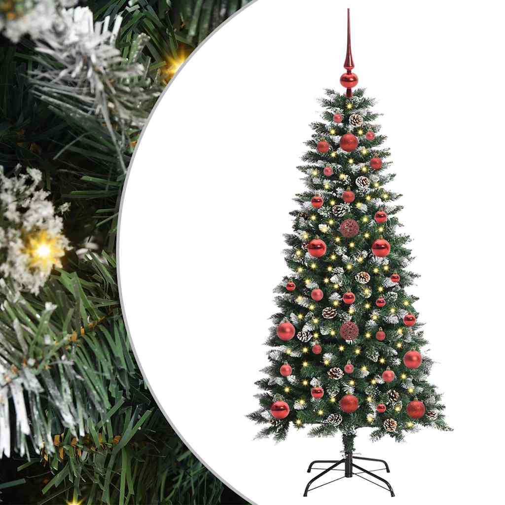Kunstig juletre grønn 50 x 50 x 120 cm PVC og plast og stål