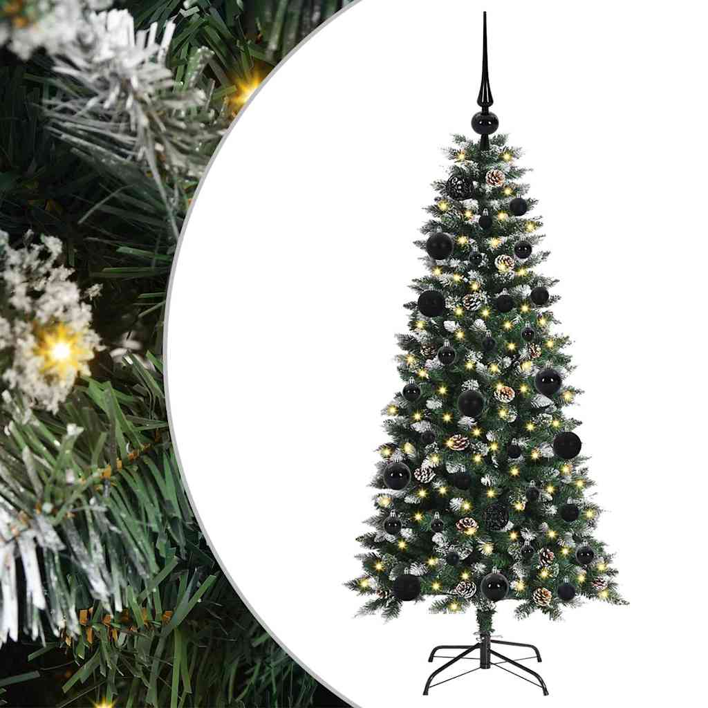 Kunstig juletre grønn 55 x 55 x 120 cm PVC og plast og stål