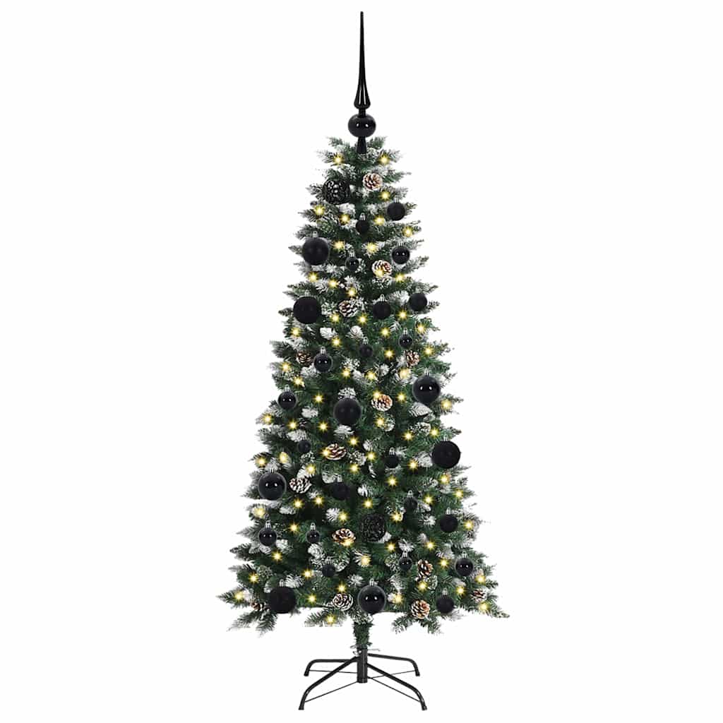 Kunstig juletre grønn 55 x 55 x 120 cm PVC og plast og stål