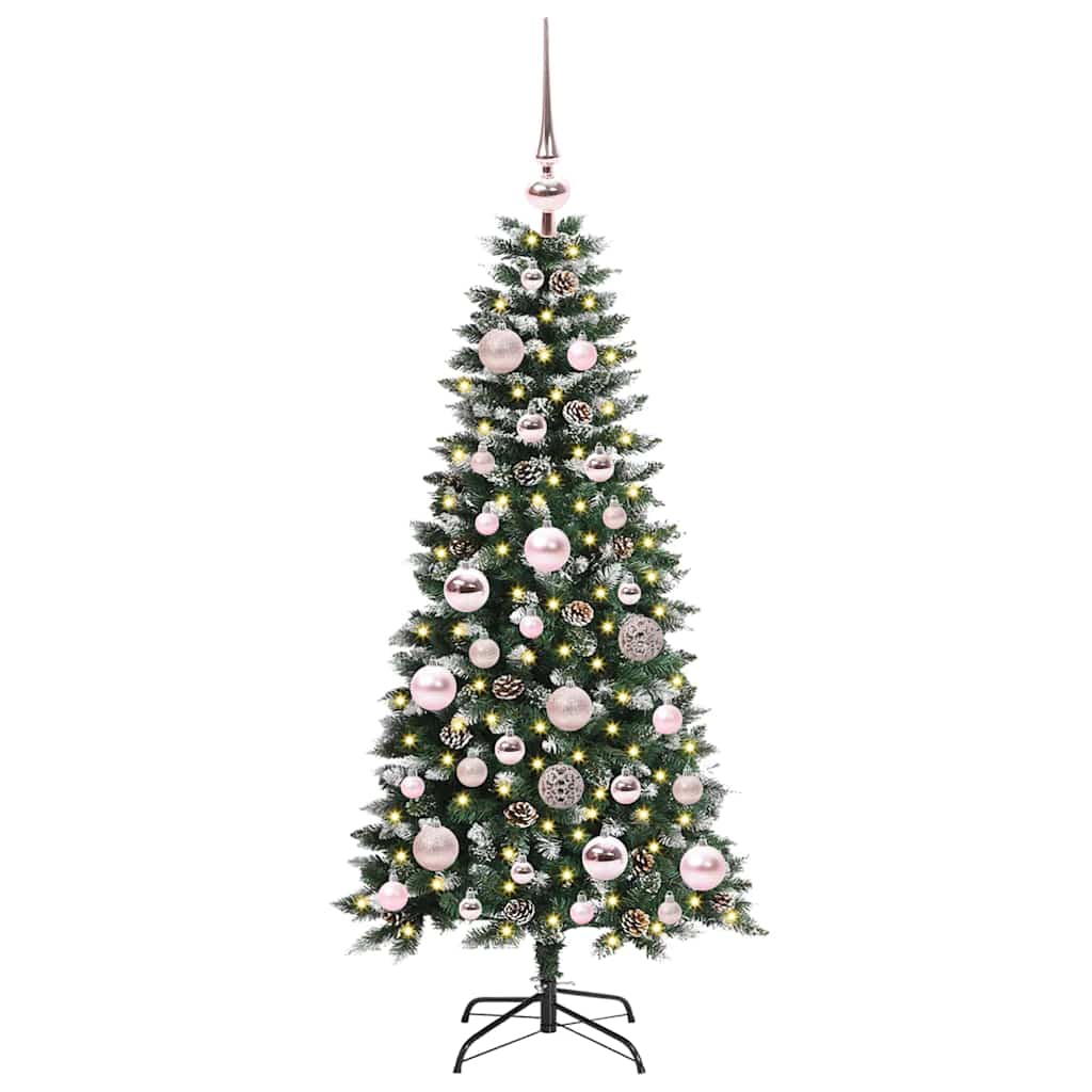 Kunstig juletre grønn 55 x 55 x 120 cm PVC og plast og stål
