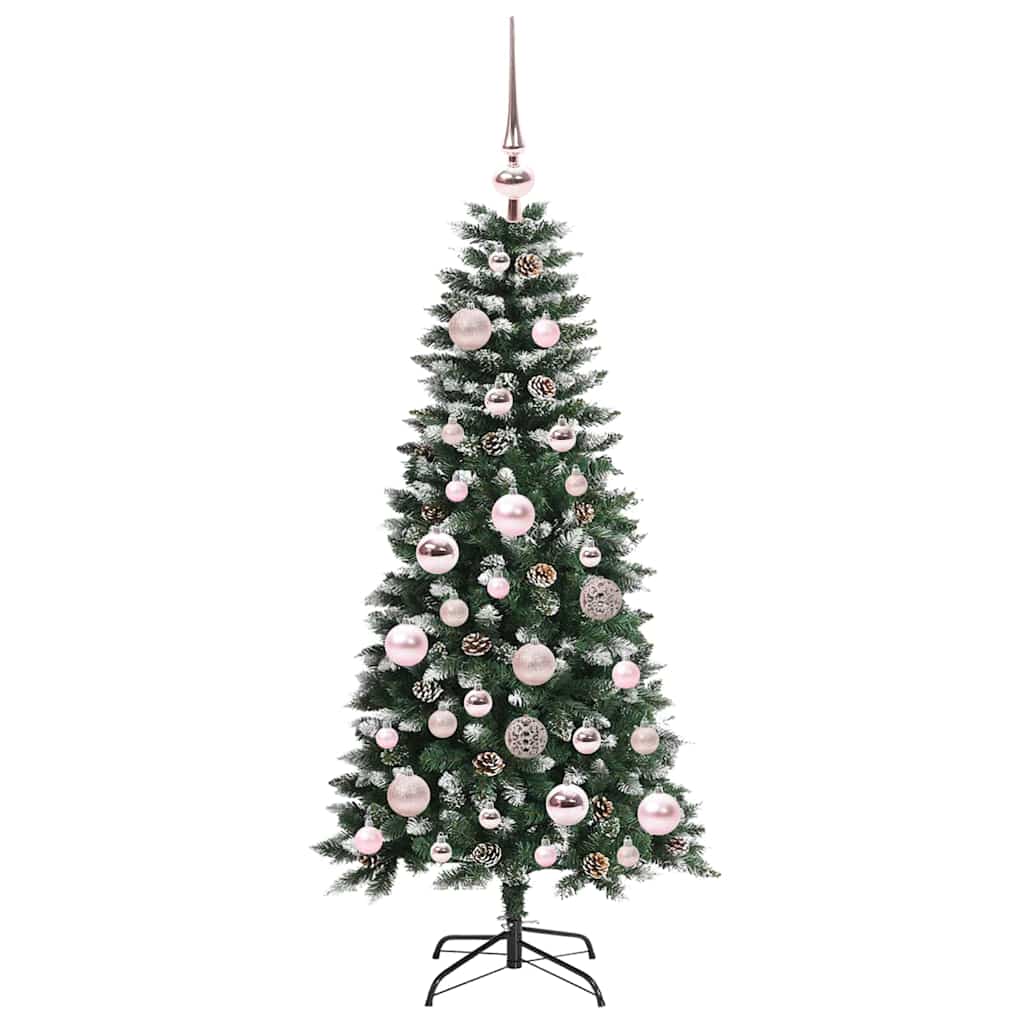 Kunstig juletre grønn 55 x 55 x 120 cm PVC og plast og stål