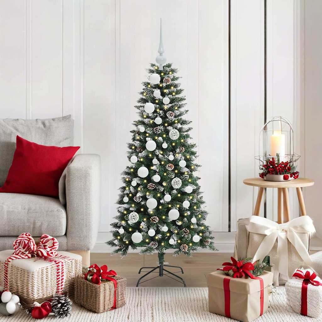 Kunstig juletre grønn 55 x 55 x 120 cm PVC og plast og stål