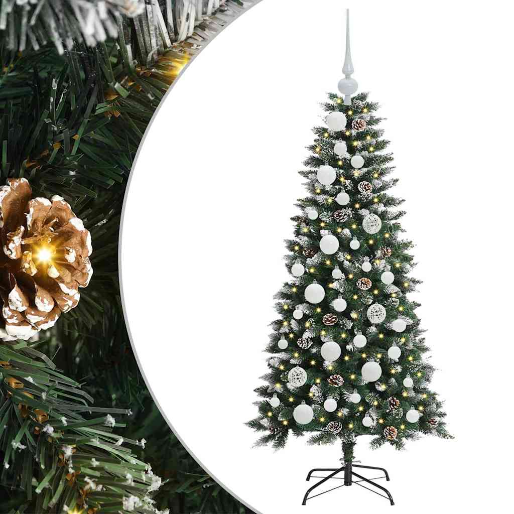 Kunstig juletre grønn 55 x 55 x 120 cm PVC og plast og stål