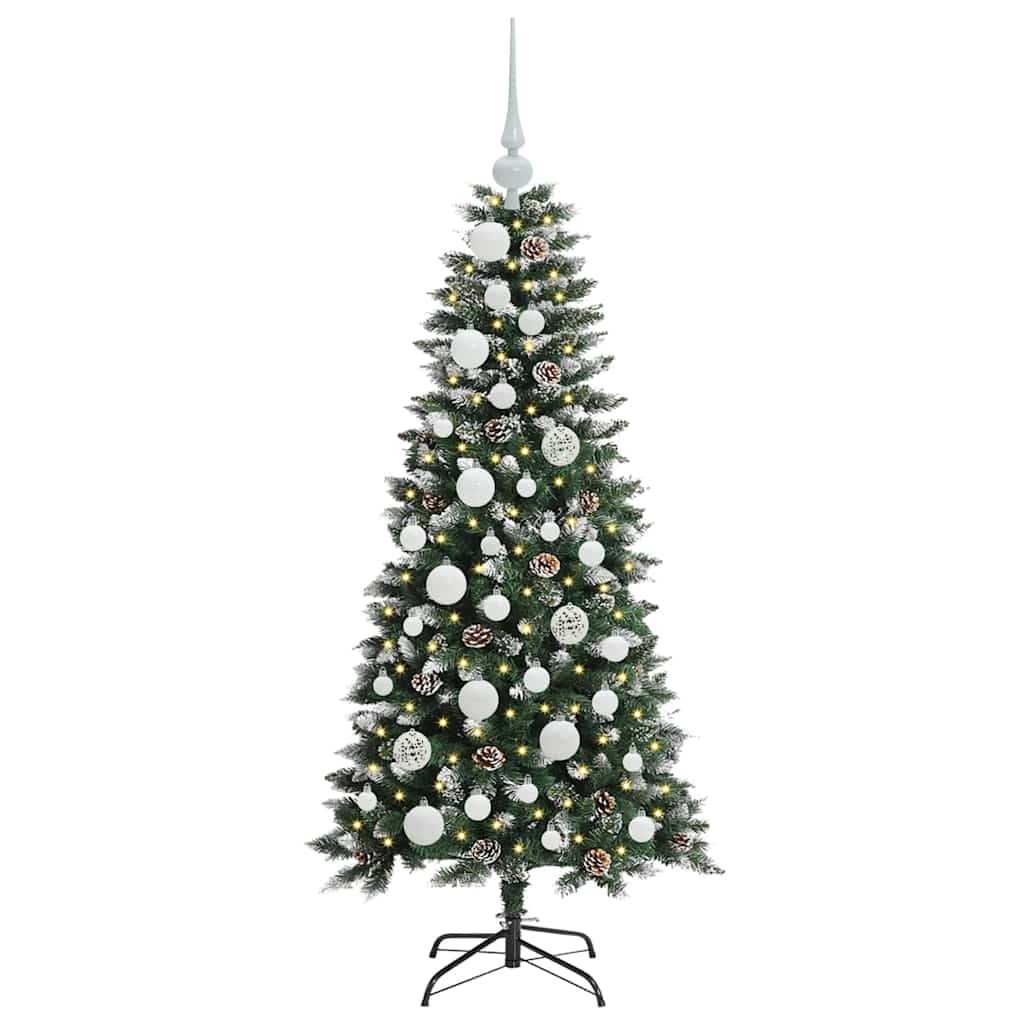Kunstig juletre grønn 55 x 55 x 120 cm PVC og plast og stål
