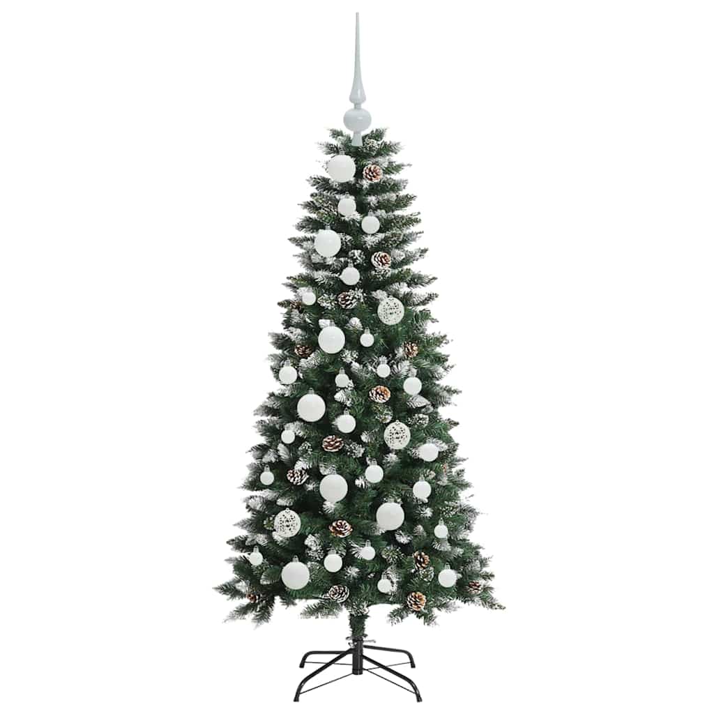 Kunstig juletre grønn 55 x 55 x 120 cm PVC og plast og stål