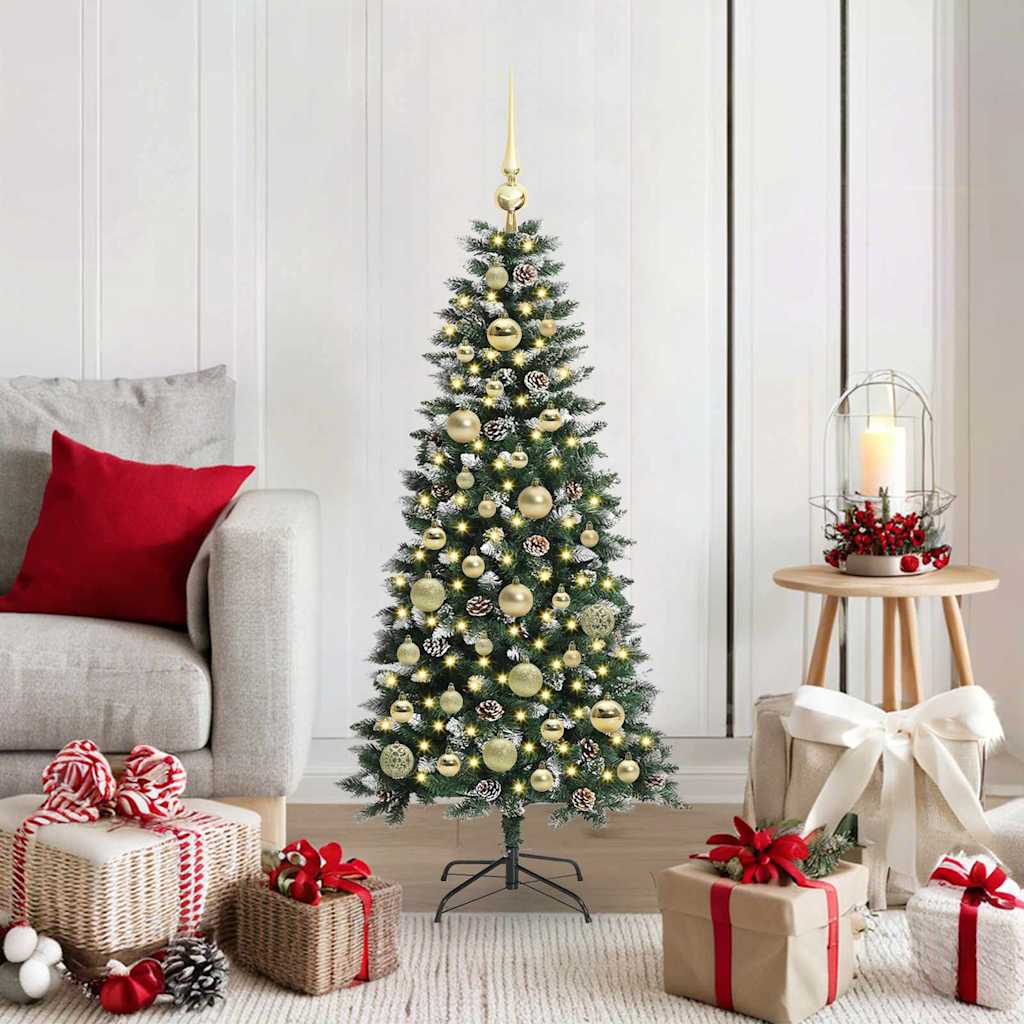 Kunstig juletre grønn 55 x 55 x 120 cm PVC og plast og stål
