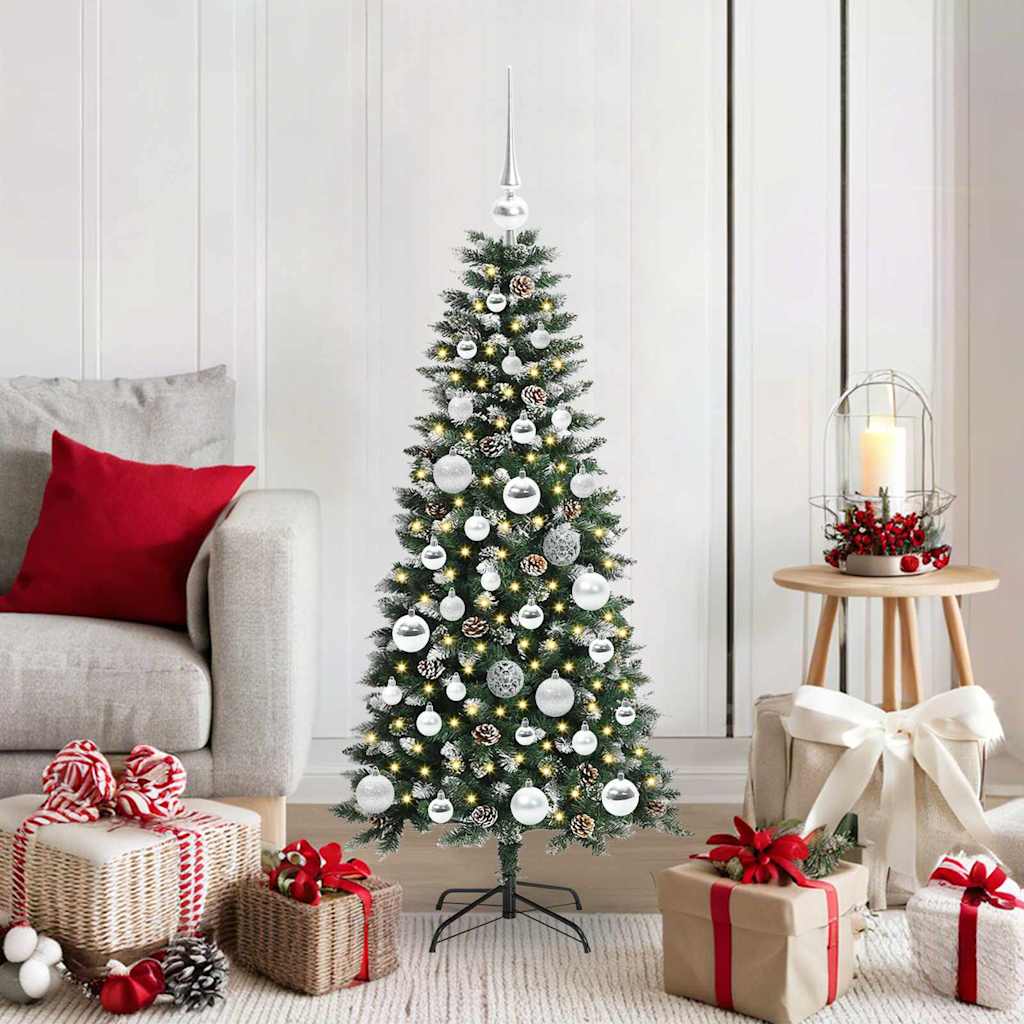 Kunstig juletre grønn 55 x 55 x 120 cm PVC og plast og stål