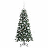 Kunstig juletre grønn 55 x 55 x 120 cm PVC og plast og stål