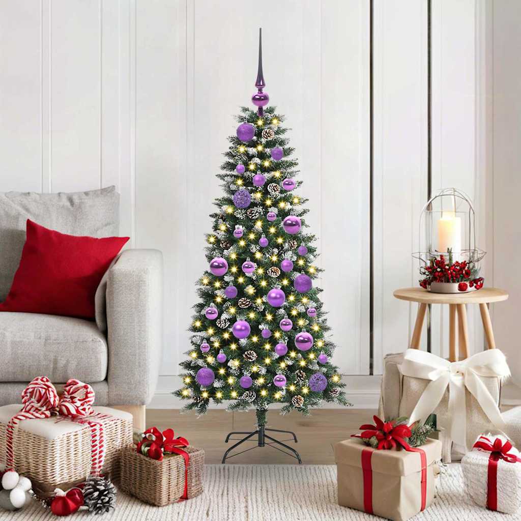 Kunstig juletre grønn 55 x 55 x 120 cm PVC og plast og stål