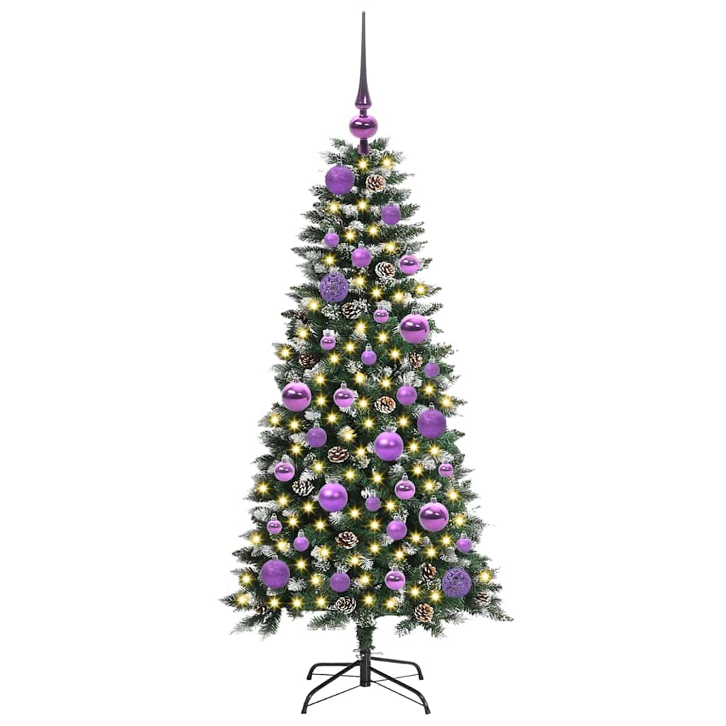 Kunstig juletre grønn 55 x 55 x 120 cm PVC og plast og stål