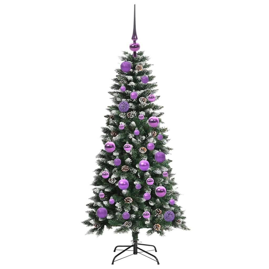 Kunstig juletre grønn 55 x 55 x 120 cm PVC og plast og stål