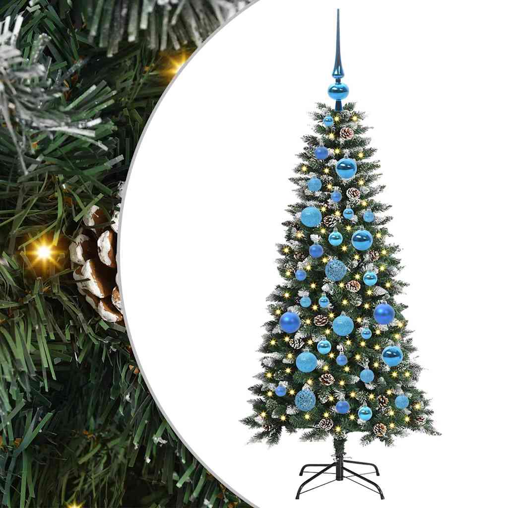 Kunstig juletre grønn 50 x 50 x 120 cm PVC og plast og stål