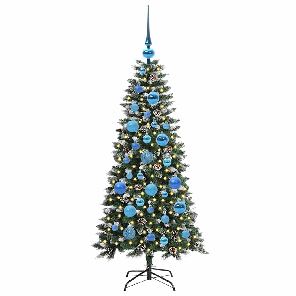 Kunstig juletre grønn 50 x 50 x 120 cm PVC og plast og stål