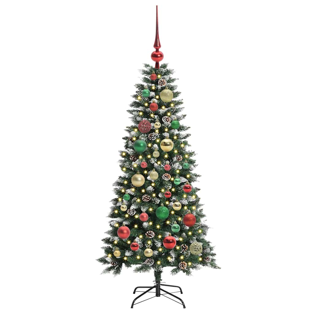 Kunstig juletre grønn 55 x 55 x 120 cm PVC og plast og stål