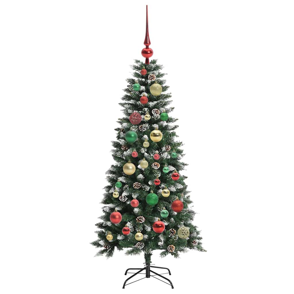 Kunstig juletre grønn 55 x 55 x 120 cm PVC og plast og stål