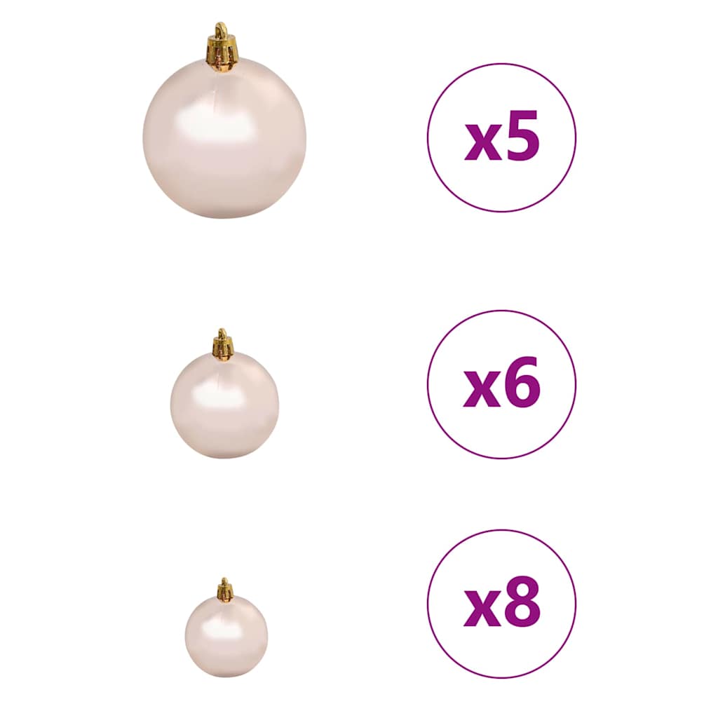 Kunstig juletre grønn 66 x 66 x 150 cm PVC og plast og stål