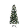 Kunstig juletre grønn 66 x 66 x 150 cm PVC og plast og stål