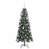 Kunstig juletre grønn 66 x 66 x 150 cm PVC og plast og stål