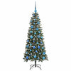 Kunstig juletre grønn 66 x 66 x 150 cm PVC og plast og stål