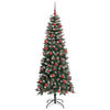 Kunstig juletre grønn 76 x 76 x 180 cm PVC og plast og stål