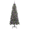 Kunstig juletre grønn 76 x 76 x 180 cm PVC og plast og stål