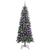Kunstig juletre grønn 76 x 76 x 180 cm PVC og plast og stål