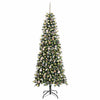 Kunstig juletre grønn 86 x 86 x 210 cm PVC og plast og stål