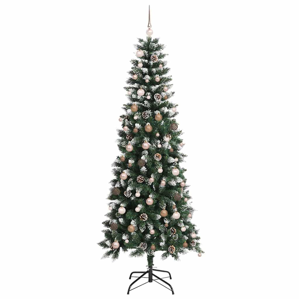 Kunstig juletre grønn 86 x 86 x 210 cm PVC og plast og stål