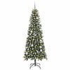 Kunstig juletre grønn 86 x 86 x 210 cm PVC og plast og stål