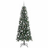 Kunstig juletre grønn 86 x 86 x 210 cm PVC og plast og stål