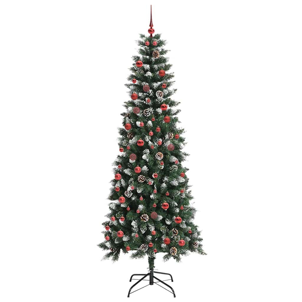 Kunstig juletre grønn 86 x 86 x 210 cm PVC og plast og stål